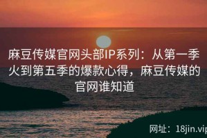 麻豆传媒官网头部IP系列：从第一季火到第五季的爆款心得，麻豆传媒的官网谁知道