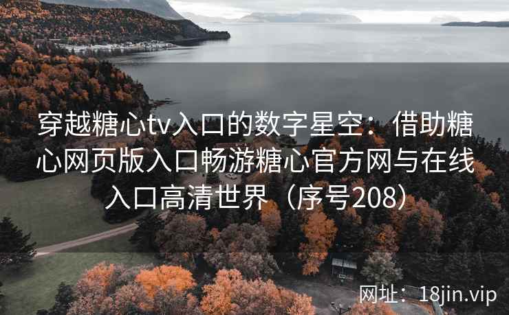 穿越糖心tv入口的数字星空：借助糖心网页版入口畅游糖心官方网与在线入口高清世界（序号208）